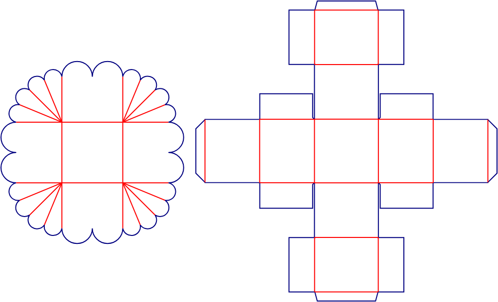 [object Object] Model Dieline