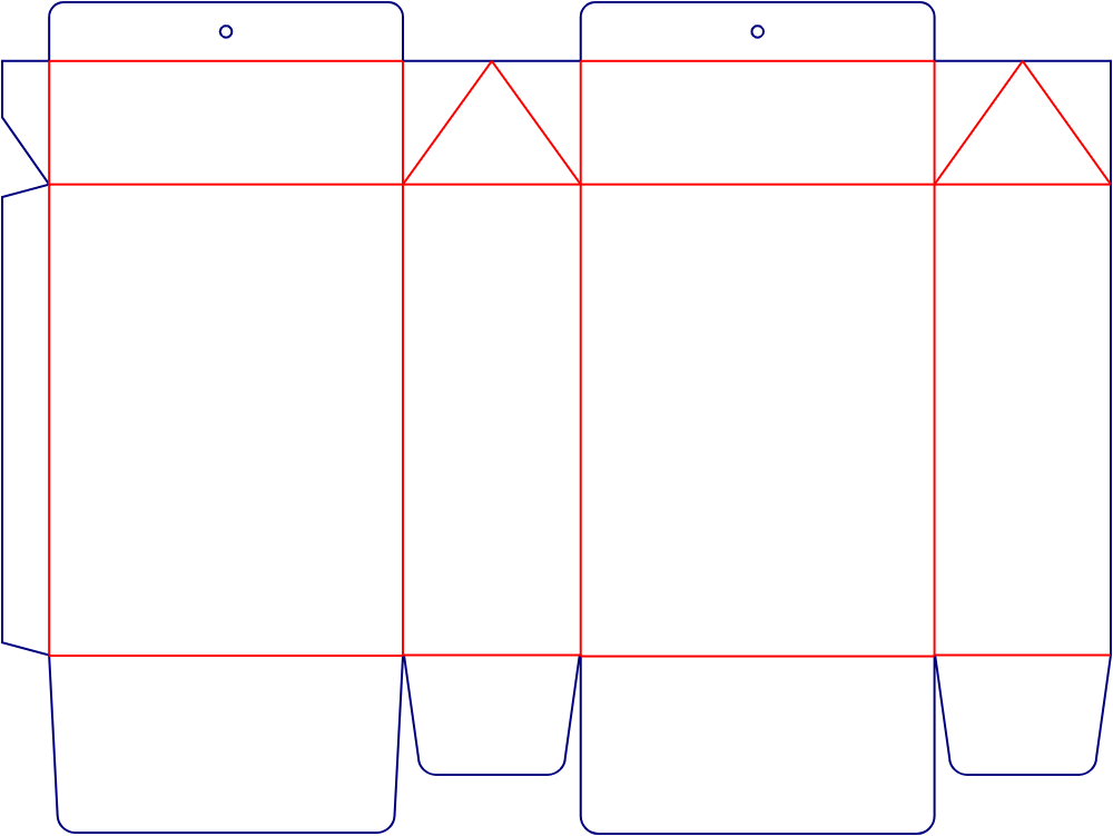 Hanging Box Dieline 116013