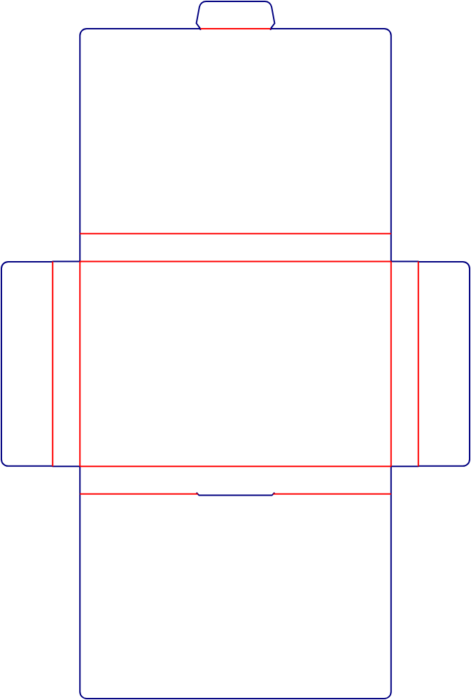 Flie pockets with lock dieline 246022