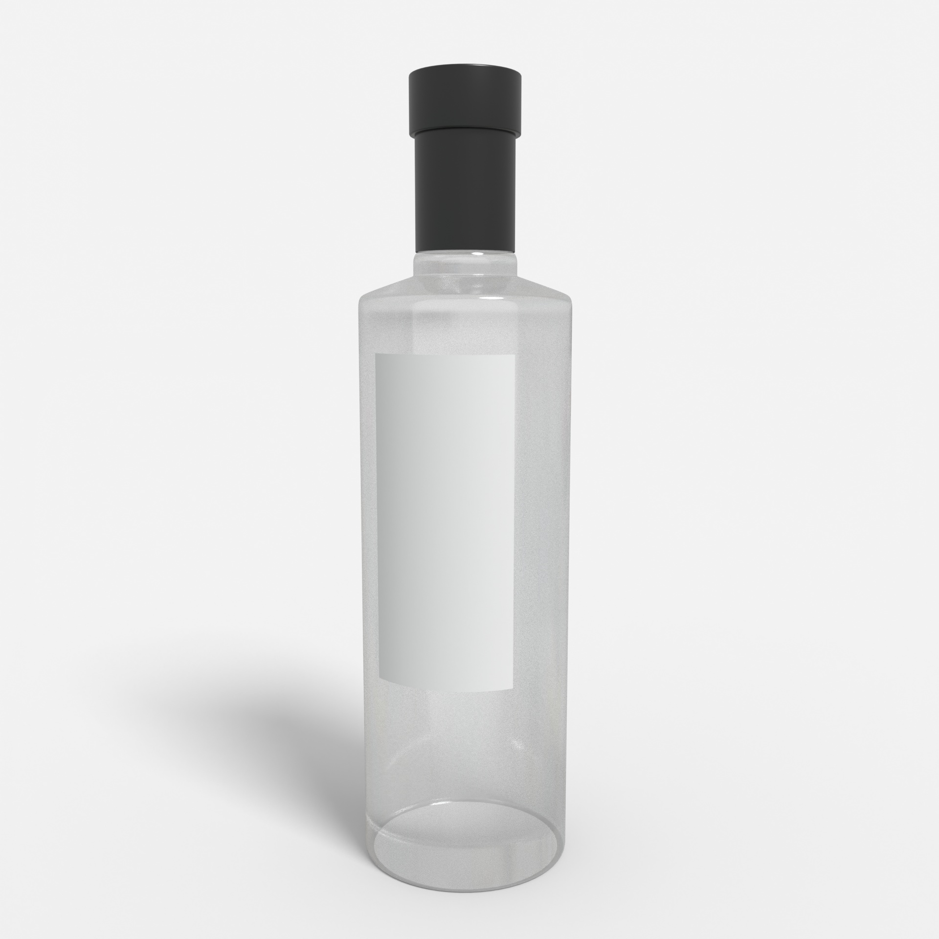 包小盒中外名酒食品饮料白酒玻璃瓶包装模型9展开图